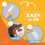 Paw Science Dog Dental Wipes and Brush Kit