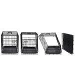 Spacious Double Door Dog Crate for Medium Large Dogs