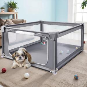 Foldable Dog Playpen for Puppies and Small Dogs