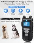 Rechargeable Waterproof Shock Collar for 2 Dogs