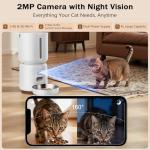 YIZFERN Smart Pet Feeder with Camera and Audio