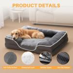Large Orthopedic Dog Bed with Washable Cover