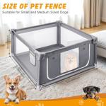 Foldable Dog Playpen for Puppies and Small Dogs