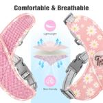 Pawaboo Adjustable No Pull Dog Harness & Leash Pink