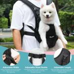 Pawaboo Legs Out Dog Carrier Backpack - Black