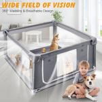 Foldable Dog Playpen for Puppies and Small Dogs