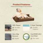 MIZZMIZZ Small Orthopedic Memory Foam Dog Bed