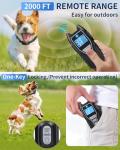 Rechargeable Waterproof Shock Collar for 2 Dogs