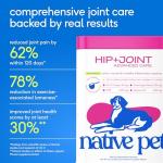 Native Pet Hip & Joint Supplement for Dogs 30 Scoops