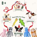 SHARLOVY Durable No Stuffing Squeaky Dog Toys