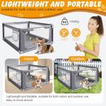 Foldable Dog Playpen for Puppies and Small Dogs