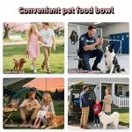 RyanDesign Travel Dog Food & Water Bowl