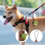 3-Pack Dog Poop Bag Holders for Leash