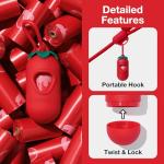 Strawberry-Scented Dog Poop Bag Dispenser 105 Bags