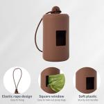 3-Pack Dog Poop Bag Holders for Leash