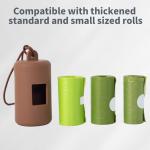 3-Pack Dog Poop Bag Holders for Leash