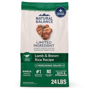 Natural Balance Lamb & Brown Rice Dog Food 24 lbs