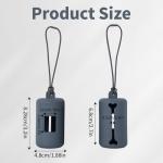 3-Pack Dog Poop Bag Holders for Leash