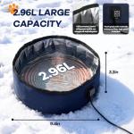 Heated 3L Water Bowl for Dogs and Pets