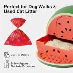 Strawberry-Scented Dog Poop Bag Dispenser 105 Bags
