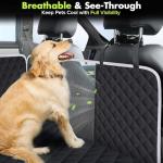 Non-Slip Waterproof Dog Car Seat Cover with Window