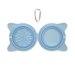 Mahleno 2-in-1 Silicone Travel Dog Bowls