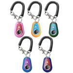 HoAoOo Dog Training Clickers with Wrist Straps (5-Pack)