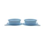 Mahleno 2-in-1 Silicone Travel Dog Bowls