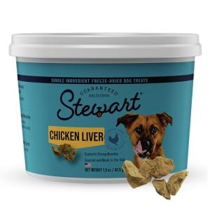 Stewart Chicken Liver Freeze-Dried Dog Treats