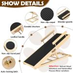Wooden Dog Ramp for Couch, Bed, or Car
