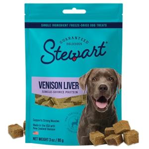 Stewart Venison Liver Freeze-Dried Dog Treats