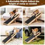 Wooden Dog Ramp for Couch, Bed, or Car