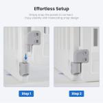 Newbulig 4-Panel Pet Playpen with Locking Gate