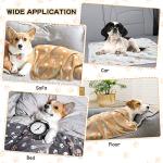 Soft Flannel Dog Blankets Set - 3 Pack