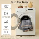 Waterproof Dog Blanket for Couch Protection, Grey