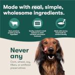 Jinx Beef & Chicken Grain Free Wet Dog Food Pouches, Meal or Dog Food Topper Mix-in, Made with Real Beef & Chicken, Bone Broth, No Fillers - Puppy, Adult, Senior, 9oz, 6 Pack