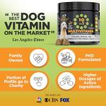 Googipet Premium Dog Multivitamin Chewable, Dog Vitamins and Supplements, Puppy Vitamins & Senior Dogs Probiotics for Gut Health + Vitamin C, Glucosamine for Dogs Joint Support (Chicken Flavor)