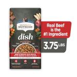 Rachael Ray Nutrish Dish Premium Natural Dry Dog Food, Beef & Brown Rice Recipe with Veggies, Fruit & Chicken, 3.75 Pounds