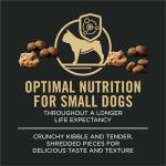 Purina Pro Plan Small Breed Dry Dog Food, Shredded Blend Beef and Rice Formula With Guaranteed Live Probiotics - 6 lb. Bag