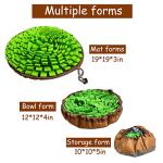 Pet Snuffle Mat for Dogs,Interactive Feed Puzzle for Boredom,Encourages Natural Foraging Skills for Cats Rabbits Dogs Bowl, Dog Treat Dispenser Indoor Outdoor Stress Relief,Travel Portable and Compact