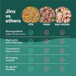 Jinx Beef & Chicken Grain Free Wet Dog Food Pouches, Meal or Dog Food Topper Mix-in, Made with Real Beef & Chicken, Bone Broth, No Fillers - Puppy, Adult, Senior, 9oz, 6 Pack