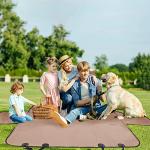 Mancro Back Seat Pet Cover for Dogs, 2025 Upgraded 600D Heavy Duty Waterproof & Scratch-Resistant Dog Hammock for Car, Car Cover for Dogs with Sedan, Trucks and SUVs, Standard, Khaki