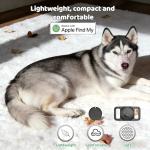 Pet Tracker,GPS Collar for Dogs (iOS Only) Smart tag,Waterproof Compatible with Apple Find My,No Monthly Fee,Advanced Tracking Solution Smart Collar for Pet Safety Ideal Small Large Dogs