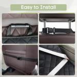 Smatto Dog Car Seat Cover, 2 Pack Waterproof Pet Front Seat Car Cover, Full Protection Dog Seat Protector with Side Flaps, Universal Size for Cars, Trucks, SUVs