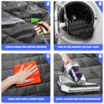 Yonktoo Dog Car Seat Cover for Back Seat, Car Seat Cover 60/40 Split Bench for Family Car, Compact SUV, MPV - Standard - 53" W