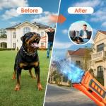 Zahawei Dog Bark Deterrent Devices, Anti Barking Device 3X Ultrasonic Bark Control Device 50ft Range, Rechargeable & Safe Dog Training Tool for Quiet Walks and Peaceful Homes