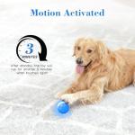 PJC Interactive Dog Toy – Automatic Electric Rolling Ball with Rope, Motion-Activated Play, Random Movement, Rechargeable, Ideal for Boredom Relief for All Dog Sizes