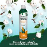 Vet's Best Natural Flea and Tick Easy Spray for Dogs – Cotton Spice Scent – Natural Flea & Tick Prevention – Kills Pests on Contact – Plant-Based Formula – Made in USA – 14 oz
