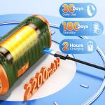 Dog Bark Deterrent Device 3X Anti Barking Device for Dogs, 5 Modes Stop Neighbors Dog Barks No More Safe for All Dogs 50FT Bark Control Indoor Outdoor with Flashlight,Rechargeable Training Device