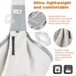 Dog Carrier Sling,Dog Carriers for Small Dogs & Cats Up to 20lbs,Puppy Carrying Backpack Pet Purse with Pockets,Adjustable Shoulder Strap,Hands Free for Travel (Grey)